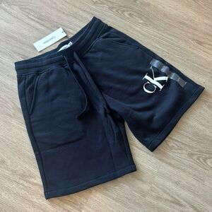 NWT Calvin Klein Drawstring Sweat Shorts